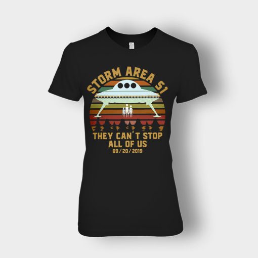 Storm-Area-51-they-cant-stop-all-of-us-September-retro-Ladies-T-Shirt-Black