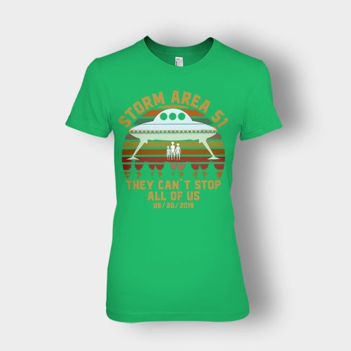 Storm-Area-51-they-cant-stop-all-of-us-September-retro-Ladies-T-Shirt-Irish-Green