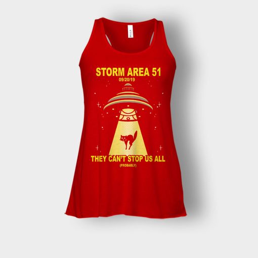 Storm-Area-51-they-cant-stop-us-09.20.2019-Bella-Womens-Flowy-Tank-Red