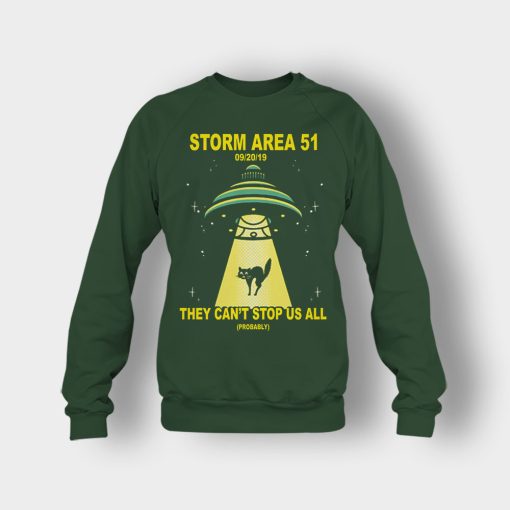 Storm-Area-51-they-cant-stop-us-09.20.2019-Crewneck-Sweatshirt-Forest