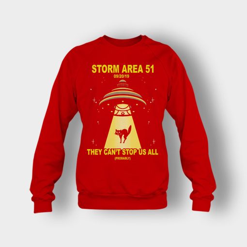 Storm-Area-51-they-cant-stop-us-09.20.2019-Crewneck-Sweatshirt-Red