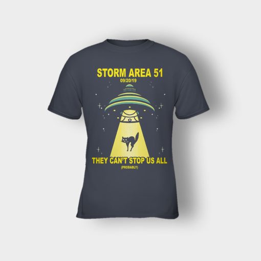 Storm-Area-51-they-cant-stop-us-09.20.2019-Kids-T-Shirt-Dark-Heather