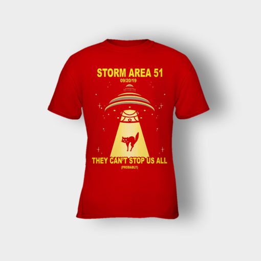 Storm-Area-51-they-cant-stop-us-09.20.2019-Kids-T-Shirt-Red