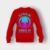 Storm-Area-51-they-cant-take-us-all-Crewneck-Sweatshirt-Red