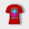 Storm-Area-51-they-cant-take-us-all-Kids-T-Shirt-Red