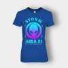Storm-Area-51-they-cant-take-us-all-Ladies-T-Shirt-Royal