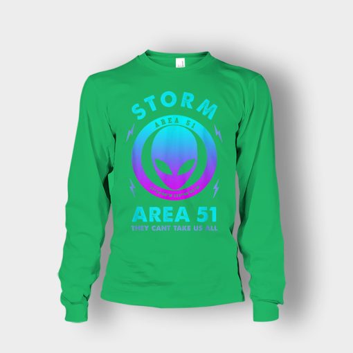 Storm-Area-51-they-cant-take-us-all-Unisex-Long-Sleeve-Irish-Green