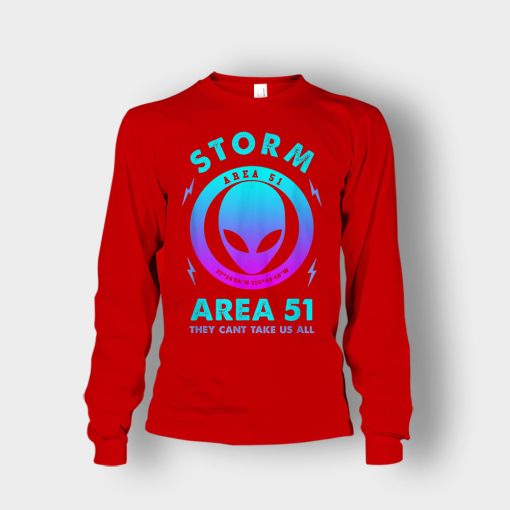 Storm-Area-51-they-cant-take-us-all-Unisex-Long-Sleeve-Red