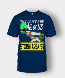 Storm-area-51-Camper-Unisex-T-Shirt-Navy