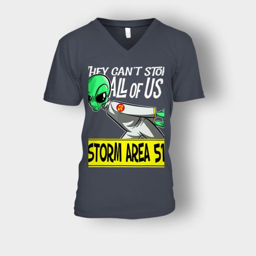 Storm-area-51-Camper-Unisex-V-Neck-T-Shirt-Dark-Heather