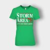 Storm-area-51-lets-see-them-aliens-Ladies-T-Shirt-Irish-Green