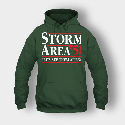 Storm-area-51-lets-see-them-aliens-Unisex-Hoodie-Forest
