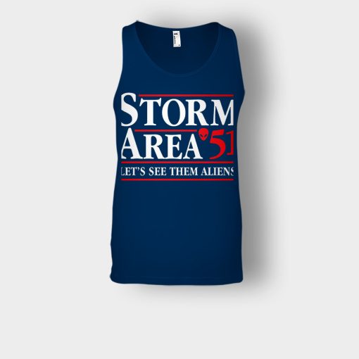 Storm-area-51-lets-see-them-aliens-Unisex-Tank-Top-Navy