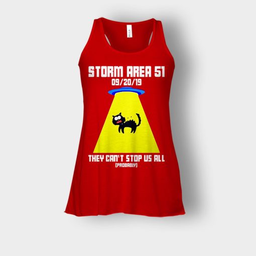 Storm-area-51-they-cant-stop-us-all-Bella-Womens-Flowy-Tank-Red