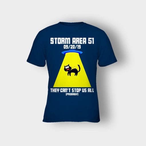 Storm-area-51-they-cant-stop-us-all-Kids-T-Shirt-Navy