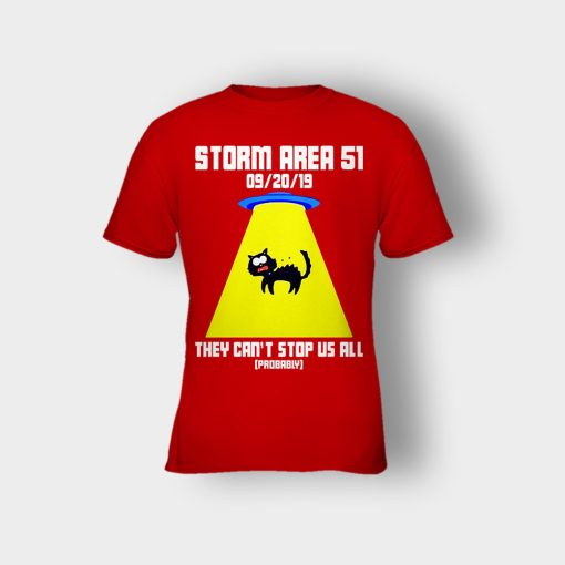 Storm-area-51-they-cant-stop-us-all-Kids-T-Shirt-Red