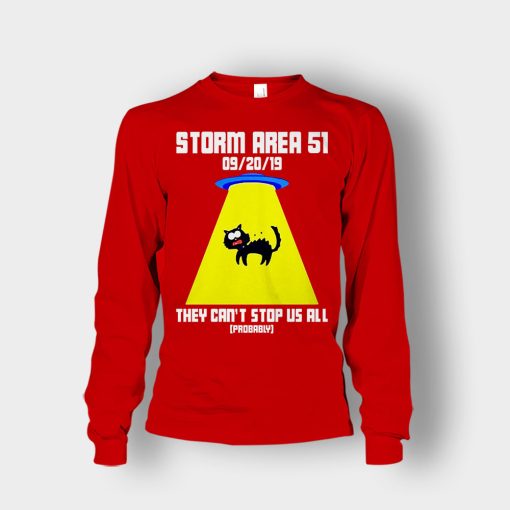 Storm-area-51-they-cant-stop-us-all-Unisex-Long-Sleeve-Red