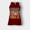 Straight-outta-area-51-Bella-Womens-Flowy-Tank-Maroon
