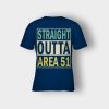 Straight-outta-area-51-Kids-T-Shirt-Navy