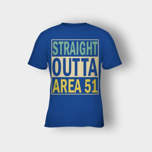 Straight-outta-area-51-Kids-T-Shirt-Royal