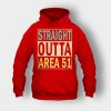 Straight-outta-area-51-Unisex-Hoodie-Red