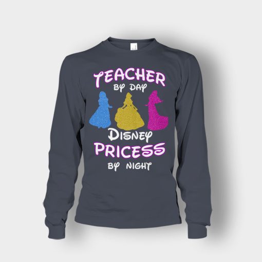 Teacher-By-Day-Magical-Princess-By-Night-Disney-Inspired-Unisex-Long-Sleeve-Dark-Heather