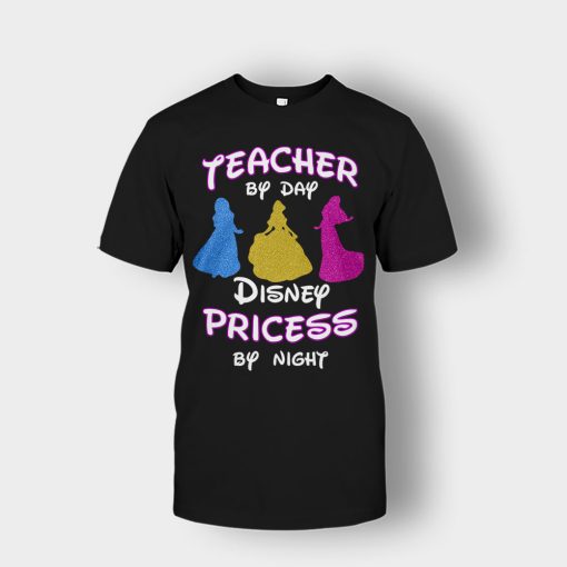 Teacher-By-Day-Magical-Princess-By-Night-Disney-Inspired-Unisex-T-Shirt-Black