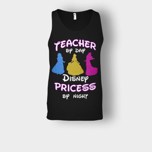 Teacher-By-Day-Magical-Princess-By-Night-Disney-Inspired-Unisex-Tank-Top-Black