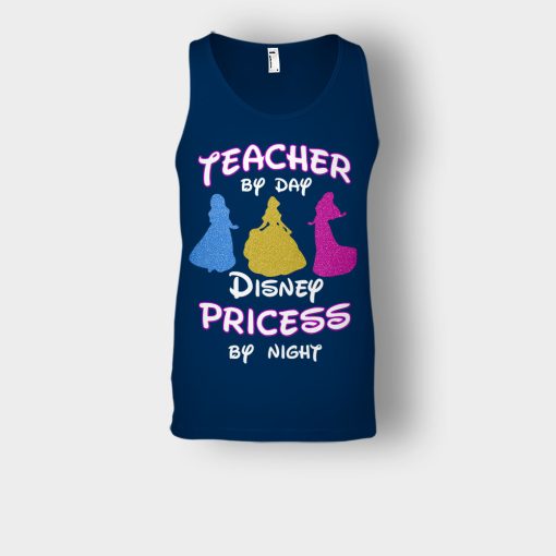 Teacher-By-Day-Magical-Princess-By-Night-Disney-Inspired-Unisex-Tank-Top-Navy