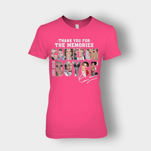 Thank-You-For-The-Memories-Cameron-Boyce-RIP-1999-2019-Signature-Ladies-T-Shirt-Heliconia