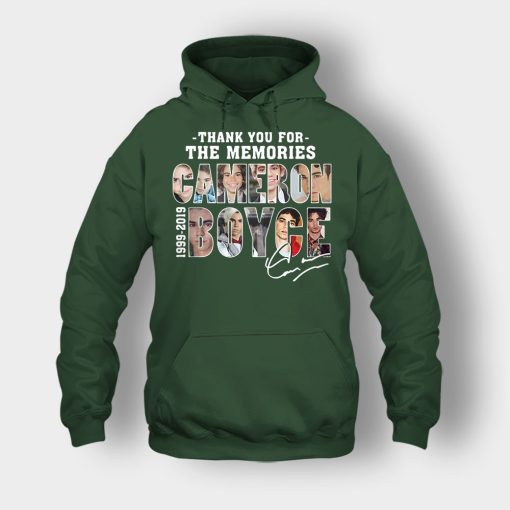 Thank-You-For-The-Memories-Cameron-Boyce-RIP-1999-2019-Signature-Unisex-Hoodie-Forest