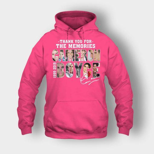 Thank-You-For-The-Memories-Cameron-Boyce-RIP-1999-2019-Signature-Unisex-Hoodie-Heliconia