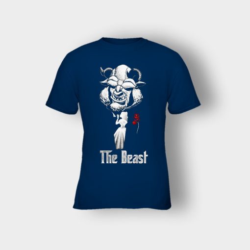 The-Beastfather-Disney-Beauty-And-The-Beast-Kids-T-Shirt-Navy