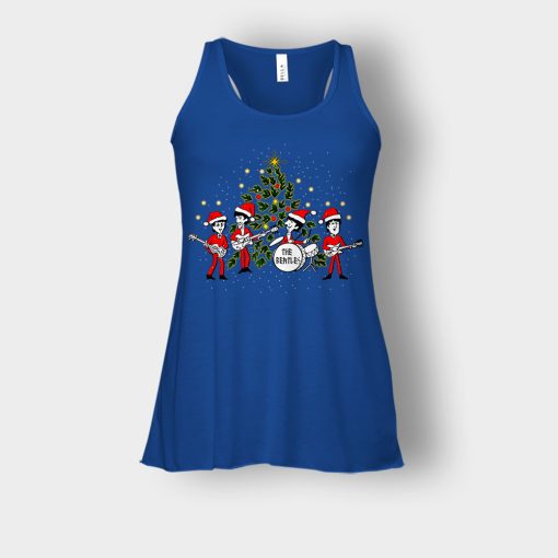 The-Beatles-Santa-Claus-Christmas-Bella-Womens-Flowy-Tank-Royal