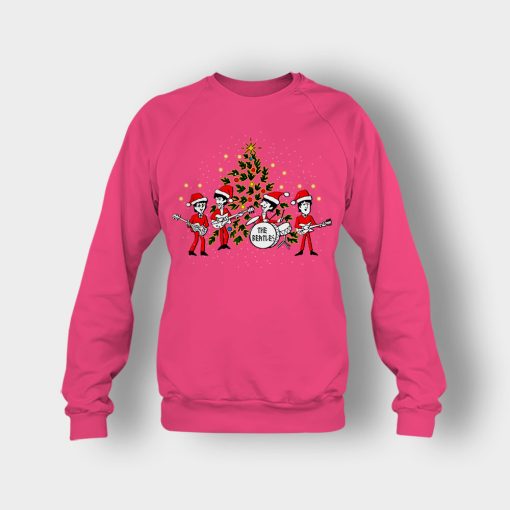 The-Beatles-Santa-Claus-Christmas-Crewneck-Sweatshirt-Heliconia