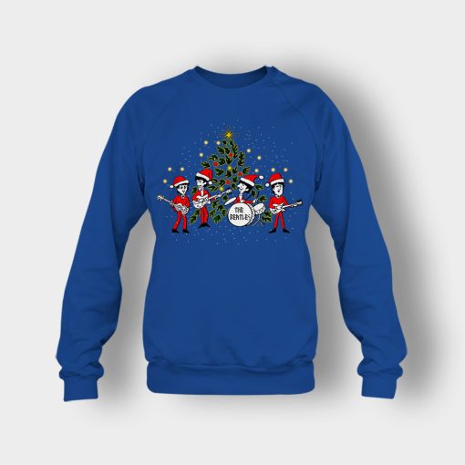 The-Beatles-Santa-Claus-Christmas-Crewneck-Sweatshirt-Royal