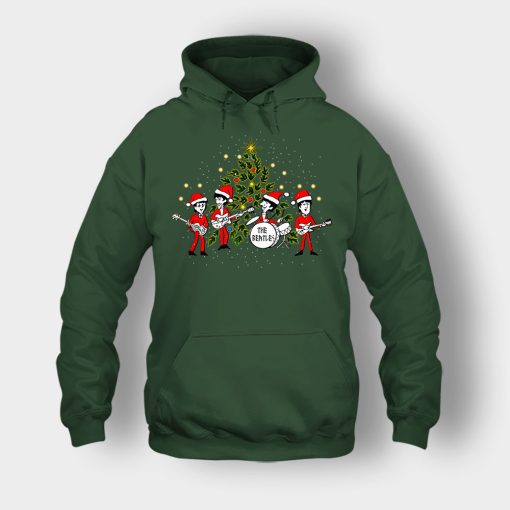 The-Beatles-Santa-Claus-Christmas-Unisex-Hoodie-Forest