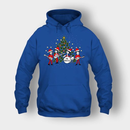 The-Beatles-Santa-Claus-Christmas-Unisex-Hoodie-Royal