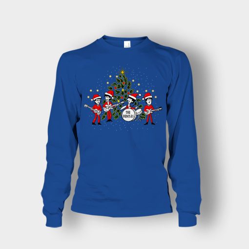 The-Beatles-Santa-Claus-Christmas-Unisex-Long-Sleeve-Royal