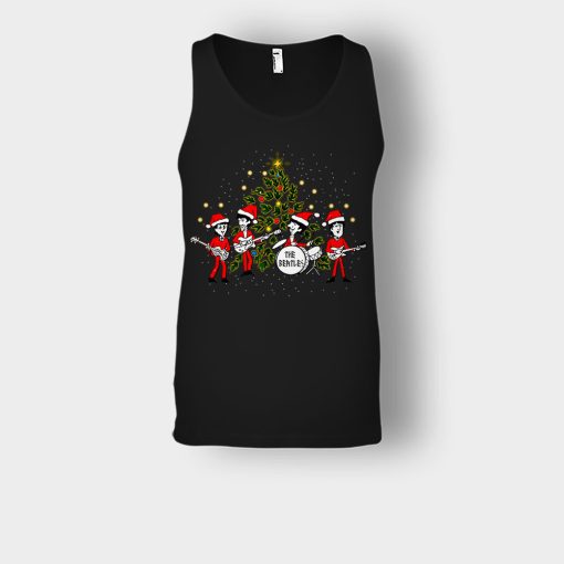 The-Beatles-Santa-Claus-Christmas-Unisex-Tank-Top-Black