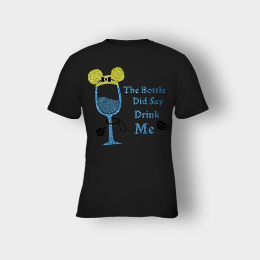 The-Bottle-Did-Say-Drink-Me-Disney-Alice-In-Wonderland-Kids-T-Shirt-Black