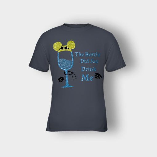 The-Bottle-Did-Say-Drink-Me-Disney-Alice-In-Wonderland-Kids-T-Shirt-Dark-Heather