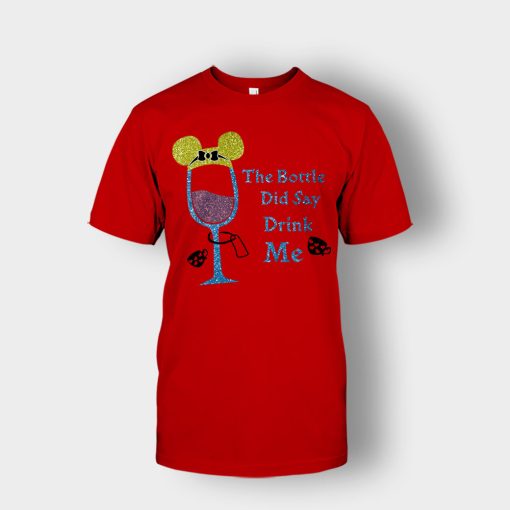 The-Bottle-Did-Say-Drink-Me-Disney-Alice-In-Wonderland-Unisex-T-Shirt-Red