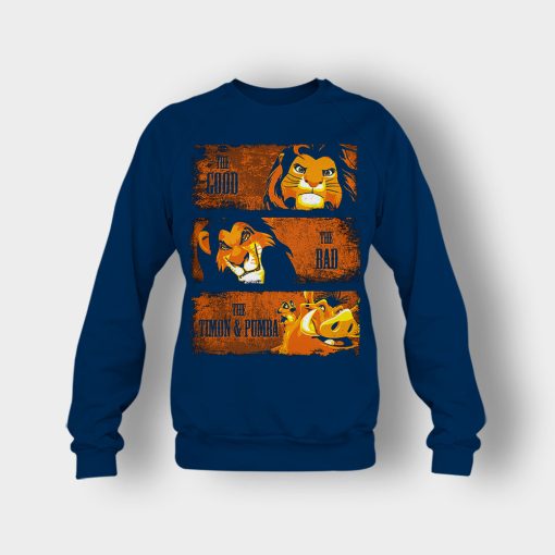 The-Good-The-Bad-And-Friends-The-Lion-King-Disney-Inspired-Crewneck-Sweatshirt-Navy