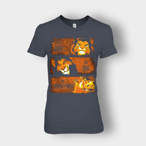 The-Good-The-Bad-And-Friends-The-Lion-King-Disney-Inspired-Ladies-T-Shirt-Dark-Heather