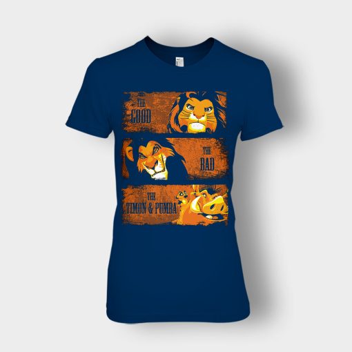 The-Good-The-Bad-And-Friends-The-Lion-King-Disney-Inspired-Ladies-T-Shirt-Navy