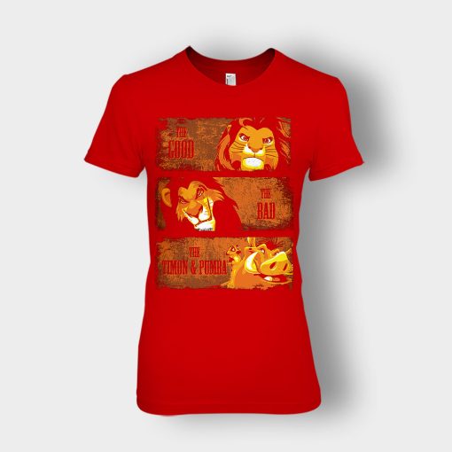 The-Good-The-Bad-And-Friends-The-Lion-King-Disney-Inspired-Ladies-T-Shirt-Red