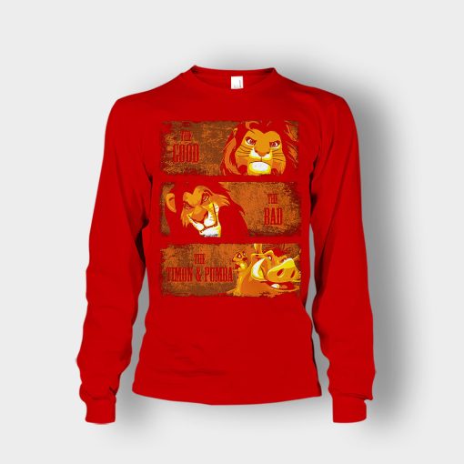 The-Good-The-Bad-And-Friends-The-Lion-King-Disney-Inspired-Unisex-Long-Sleeve-Red