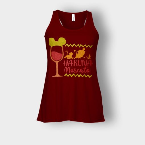 The-Lion-King-Hakuna-Moscato-Disney-Inspired-Bella-Womens-Flowy-Tank-Maroon