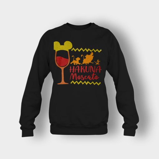 The-Lion-King-Hakuna-Moscato-Disney-Inspired-Crewneck-Sweatshirt-Black